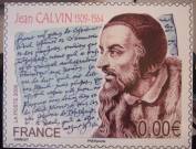 Maquette du timbre Calvin
