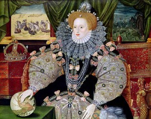 Peinture représentant Elizabeth I