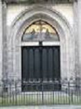 Photo  des portes de l'église de Wittenberg