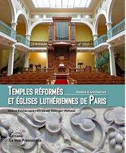 ière de couverture du livre Temples et églises luthériennes de Paris