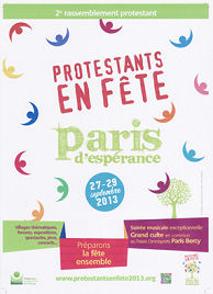 affiche de la 2ème édition de Protestants en fête