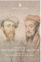 Affiche de l'exposition : deux portraits d'hommes barbus de l'époque