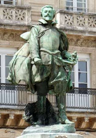 statue de Jean Guiton par Ernest Dubois, à La Rochelle