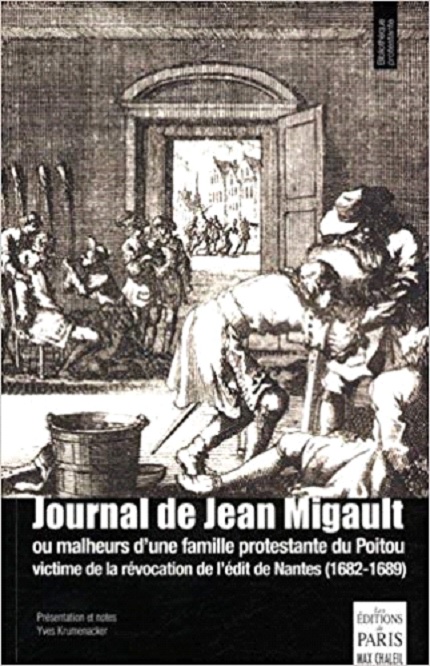 première de couverture du Journal de Jean Migault