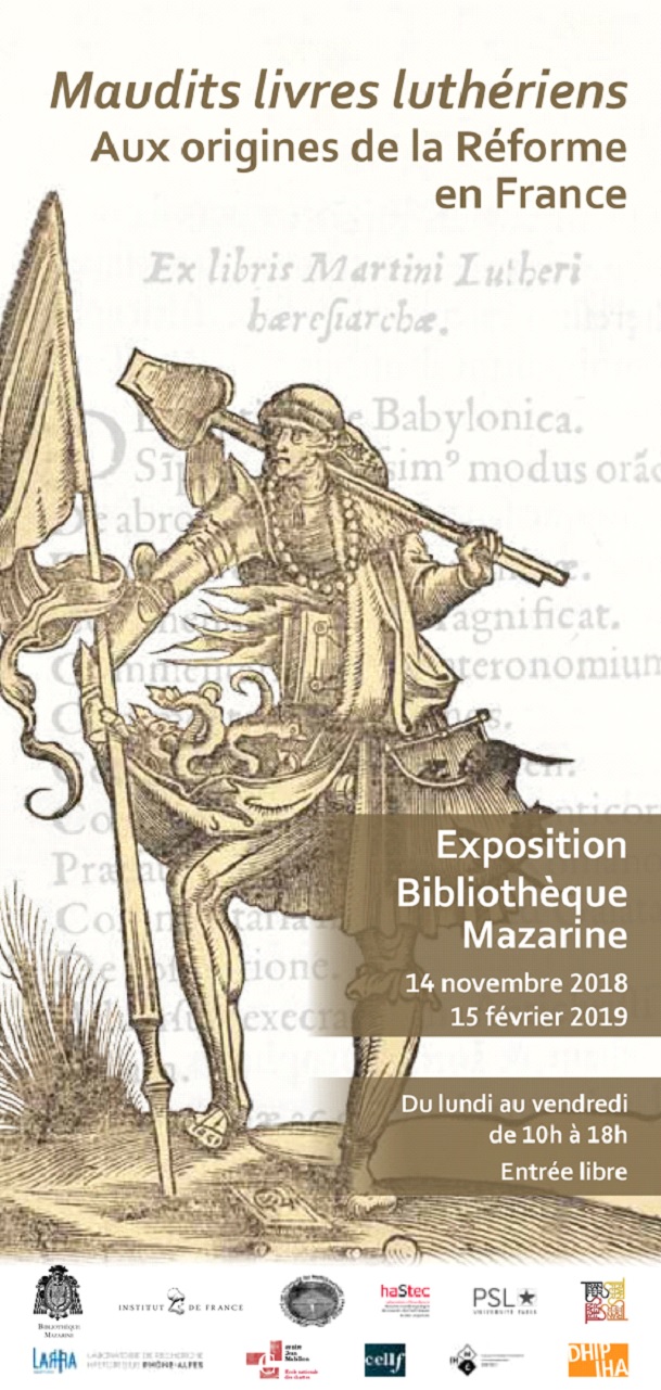 Affiche de l'exposition à la bibliothèque Mazarine