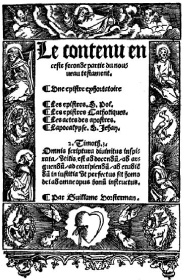 Lefèvre d’Etaples Nouveau Testament en 1524 
