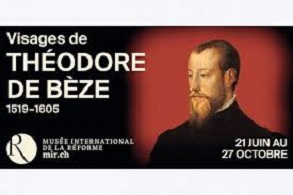 Affiche de l(exposition : Visages de Th de Bèze