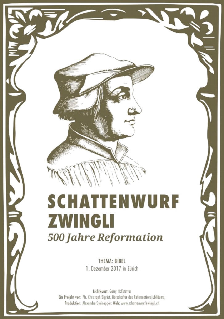 Affiche 500eme anniversaire de la Réforme de Zwingli